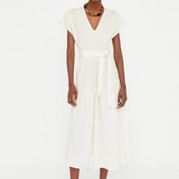 Zara Linen Dress - Picture 1 of 4